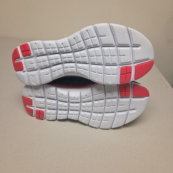 Skechers Womens Dual Lite Weight 12753 Gray / Pink Running Shoes Sneakers Size 7 - Picture 7 of 10